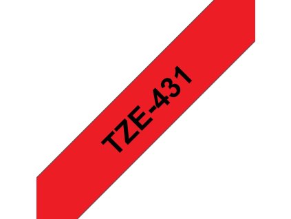 brother tze 431 cervena cerna sirka 12mm delka 8m laminovana ien57547