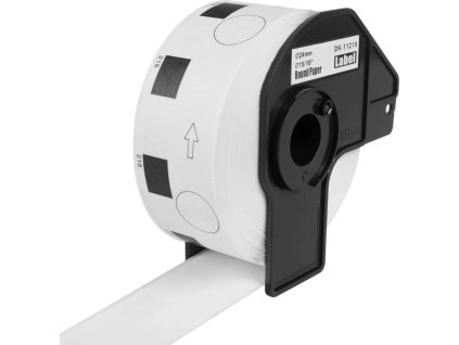 printline kompatibilni s brother dk 11218 papirove kulate stitky prumer 24mm 1000ks ien551485