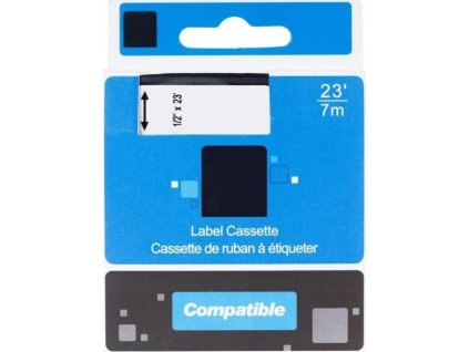 printline kompatibilni paska s dymo 45809 s0720890 19mm 7m cerny tisk zeleny podklad d1 ien551243