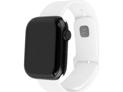 set silikonovych reminku fixed silicone sporty strap pro apple watch 42 44 45 46mm bily ien542677