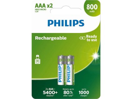 philips r03b2a80 10 aaa nabijeci baterie 2ks ien472451