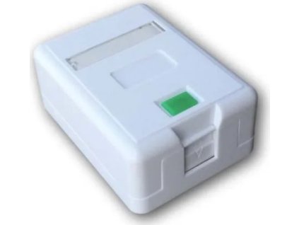 datacom datova zasuvka utp cat5e 1xrj45 na omitku protiprachova ien166884