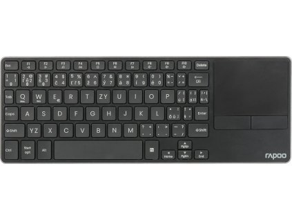 rapoo e2810m multi mode bezdratova klavesnice cz sk cerna ien552828