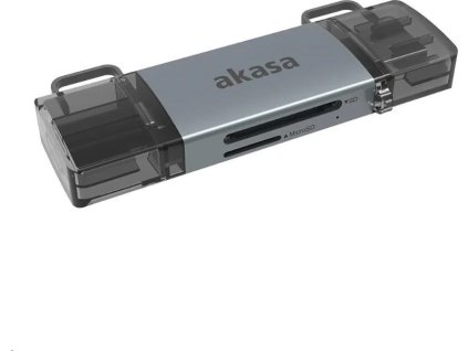 akasa 2 in 1 usb 3 2 otg dual ctecka karet ien502204