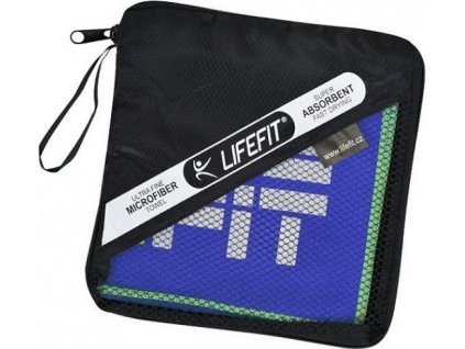 LIFEFIT rychleschnoucí ručník z mikrovlákna 105x175cm, tmavě modrý