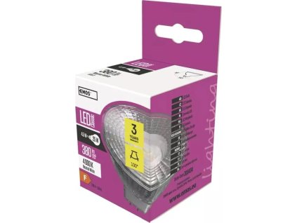 led zarovka classic mr16 4 5w gu5 3 neutralni bila ien412157