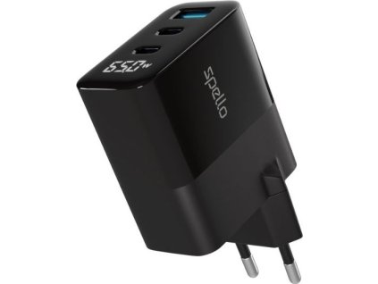 spello forceboost display gan 65w wall charger sa65 cerna ien553171