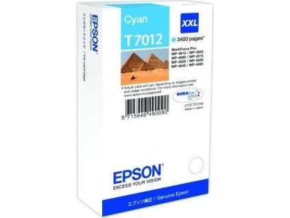 epson t7012 xxl cyan az 3400 stran pro serie wp4000 4500 wp 4015 wp 4025 wp 4515 wp 4525 wp 4535 wp 4545 originalni ien133342