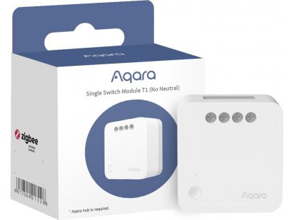 AQARA Spínací modul (bez svorky pro neutrál) Smart Home Single Switch Module T1 (No Neutral)