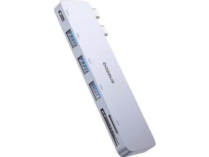 dokovaci stanice 6v1 baseus ultra joy 1xusb c 3xusb sd microsd slot seda ien553473