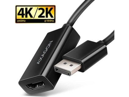axagon rvd hi20n displayport hdmi 2 0b redukce adapter 4k 60hz ien553488