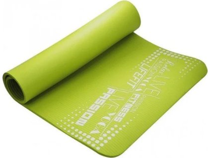 lifefit yoga mat exkluziv 100x60x1cm svetle zelena podlozka ien305036