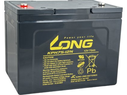 long baterie 12v 75ah m6 highrate longlife 12 let kph75 12n ien553933
