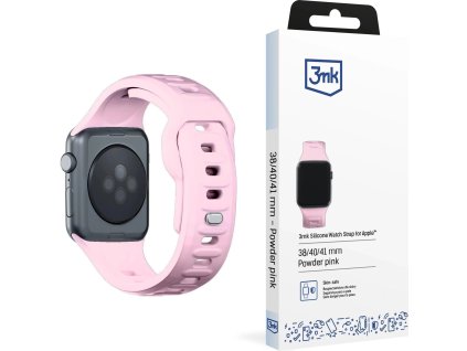 3mk silicone watch strap pro apple 38 40 41 mm powder pink ien528386