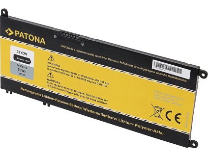 patona baterie pro ntb dell inspiron 13 15 17 g3 3600mah li pol 15 2v 33ydh ien429541