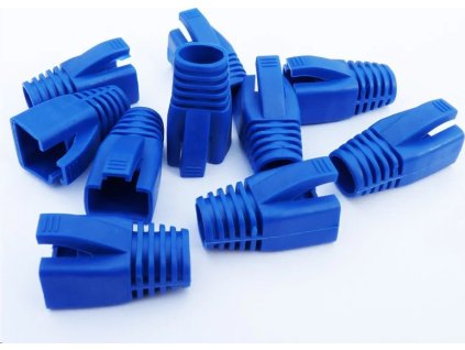 datacom navlek pro plug rj45 cat6a cat7 modry 10ks ien373872