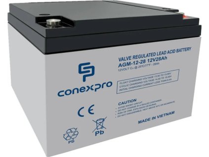 conexpro baterie agm 12v 28ah zivotnost 5 let m5 ien519351