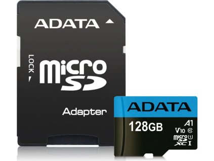 adata premier microsdxc 128gb uhs i class10 a1 85 25mb s sd adapter ien295444