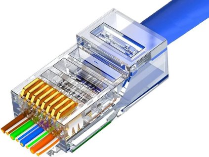 conexpro pruchozi konektor rj45 utp cat6 wire cross ien521142
