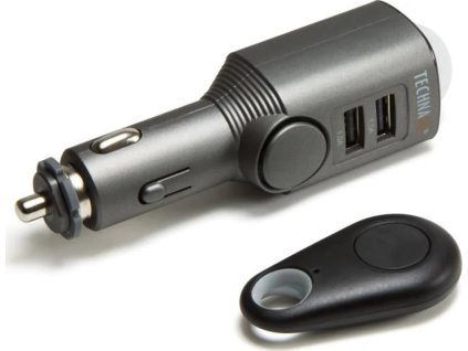 technaxx tx 100 autoalarm s detekci pohybu dalkove ovladani a nabijecka do auta ien331093