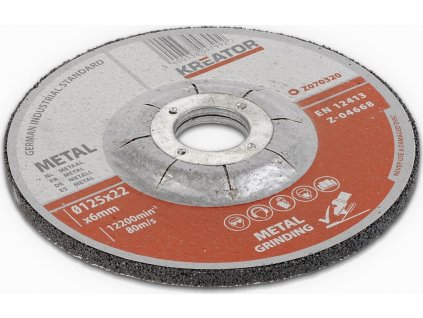 kreator krt070320 brusny kotouc ocel 125x6 0mm 2 plus 1 3ks ien494696