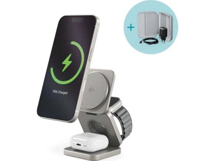 epico ultrabase ef55 qi2 3v1 fold alu mag wireless charging stand titanova ien534662