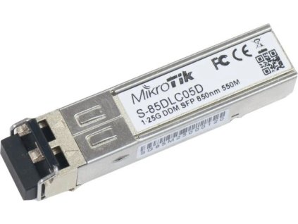 mikrotik sfp opticky modul s 85dlc05d mm 550m 1 25g 850nm ien341936