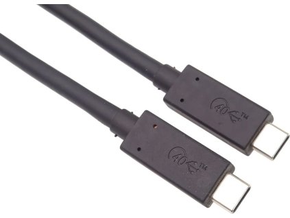 premiumcord thunderbolt 3 usb4 40gb s 100w power delivery certifikovany usb if usb c 0 8m ien388532