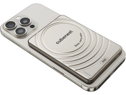 cubenest magneticka bezdratova powerbanka slimdual 5000 mah s1b3d titanova ien553028