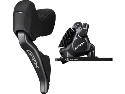 shimano kot brzd set grx di2 br rx820 st rx825 predni br leva st flat mount polymer chladic smbh90 1000m ien536344