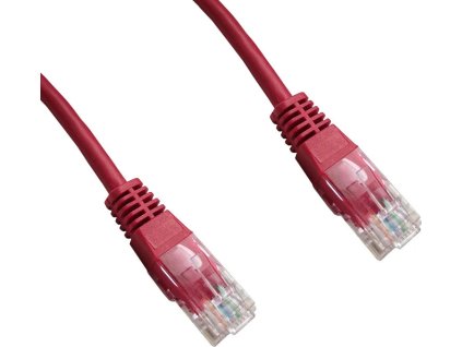 datacom patch cord utp cat5e 5m cerveny ien63461