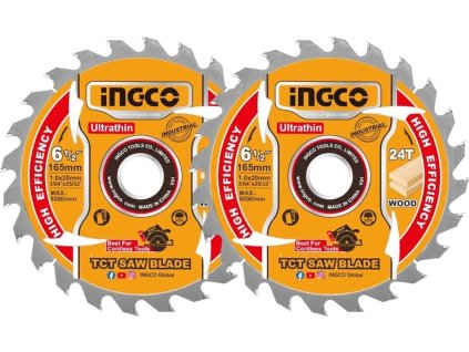 ingco kotouc pilovy 165 x 1 mm 2ks ien555527