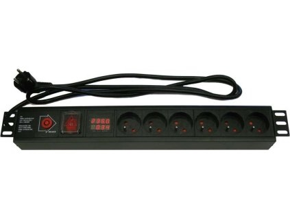xtendlan 19 rozvodny panel 6x 230v csn vypinac nadproudova ochrana mereni spotreby napr pri home office 1 8 m ien556636
