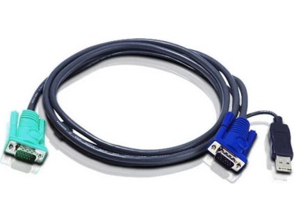 aten integrovany kabel 2l 5202u pro kvm usb 1 8 m ien133144