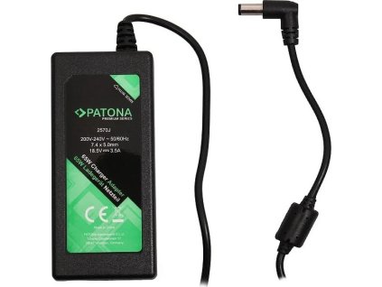 patona pt2570 premium notebookovy adapter hp 7 4 x 5mm 18 5v 3 5a 65w ien330075