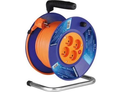 pvc prodluzovaci kabel buben 4 zasuvky 50m ien244449