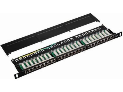 datacom patch panel 19 stp 24 port cat6 lsa 0 5u bk 3x8p ien535180