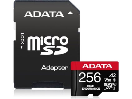 adata 256gb microsdxc uhs i u3 v30s high adapter ien557703