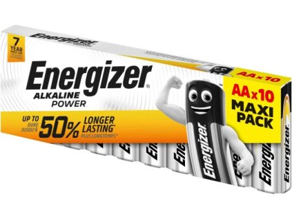 energizer alkaline power tuzka family pack aa 10 ks ien390690