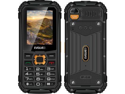 evolveo strongphone q1 cerno oranzovy ien557897