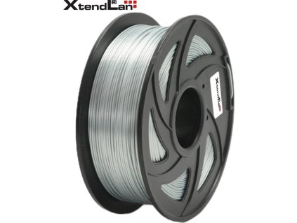 xtendlan pla filament 1 75mm leskly stribrny 1kg ien471574
