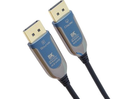 premiumcord 8k opticky displayport 1 4 pripojny kabel m m zlacene konekt 25m ien558423