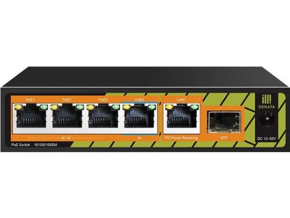 conexpro gnt p1006g6 poe switch 5x lan 4x poe 1x sfp ien533218