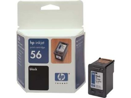 hp 56 black 19ml pro dj 5550 ps 7x50 c6656ae originalni ien27730