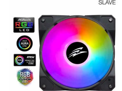 evolveo 12fs argb cerny ram ventilator 120mm slave ien508118
