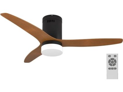 immax neo lite vento smart stropni svitidlo s ventilatorem 18w tuya wi fi hnedo cerne ien429202