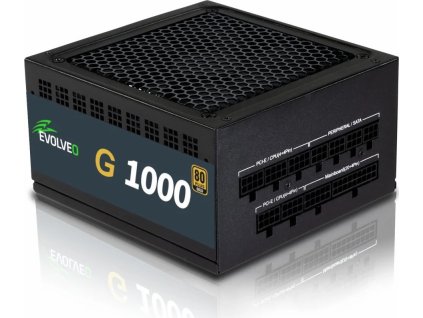 evolveo g1000 pcie 5 0 zdroj 1000w atx 3 0 80 ien490201