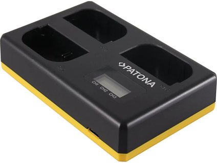 patona nabijecka foto triple canon lp e6 lcd ien429396