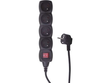 emos prodluzovaci kabel s vypinacem 4 zasuvky 5m cerny ien295942