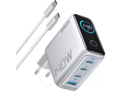 nabijecka do site anker 140w 3xusb c 1x usb a stribrna ien556821